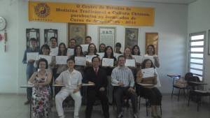 Formatura turma de Acupuntura em 2014